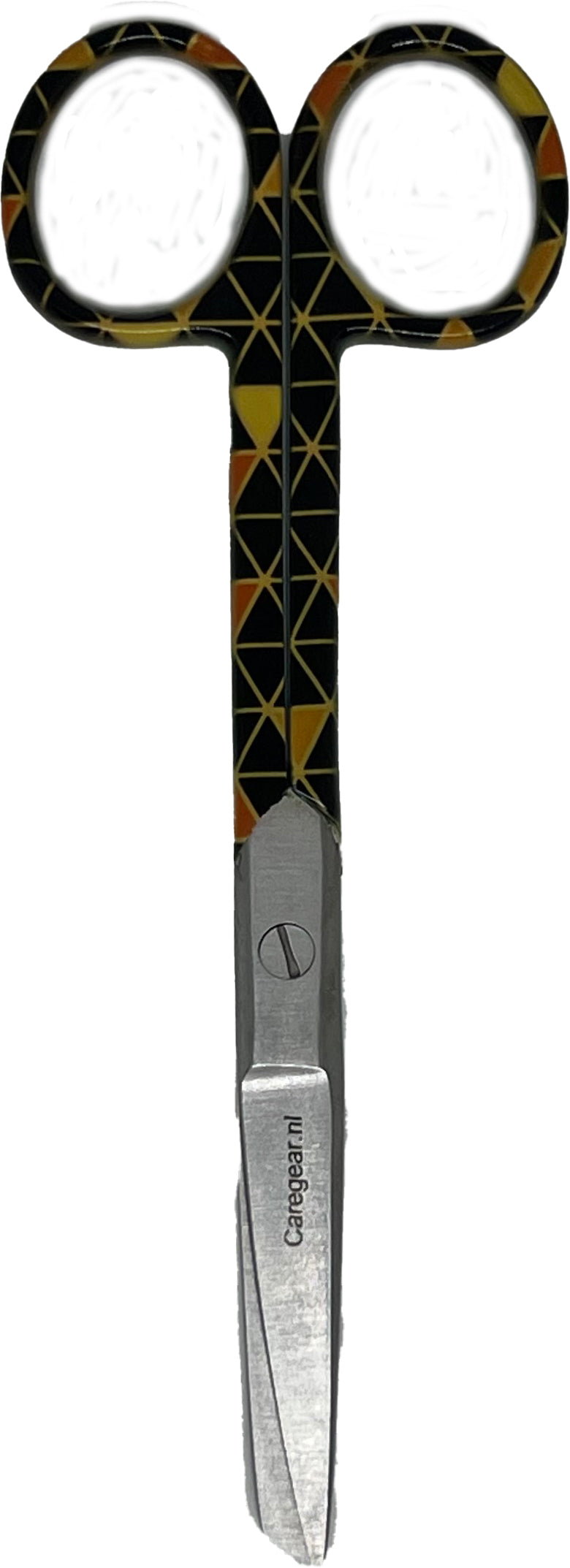3-delige verpleegkundige scharenset – zwart/bruin met driehoekjes | Medische scharen RVS + naam graveren - Caregear.nl Zorg scharen verpleegkundigen