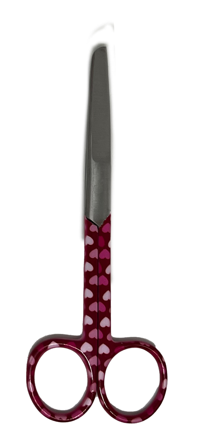 3 delig paarse set scharen met  roze hartjes, verpleegkundige  (+ naam graveren) - Caregear.nl Zorg scharen verpleegkundigen