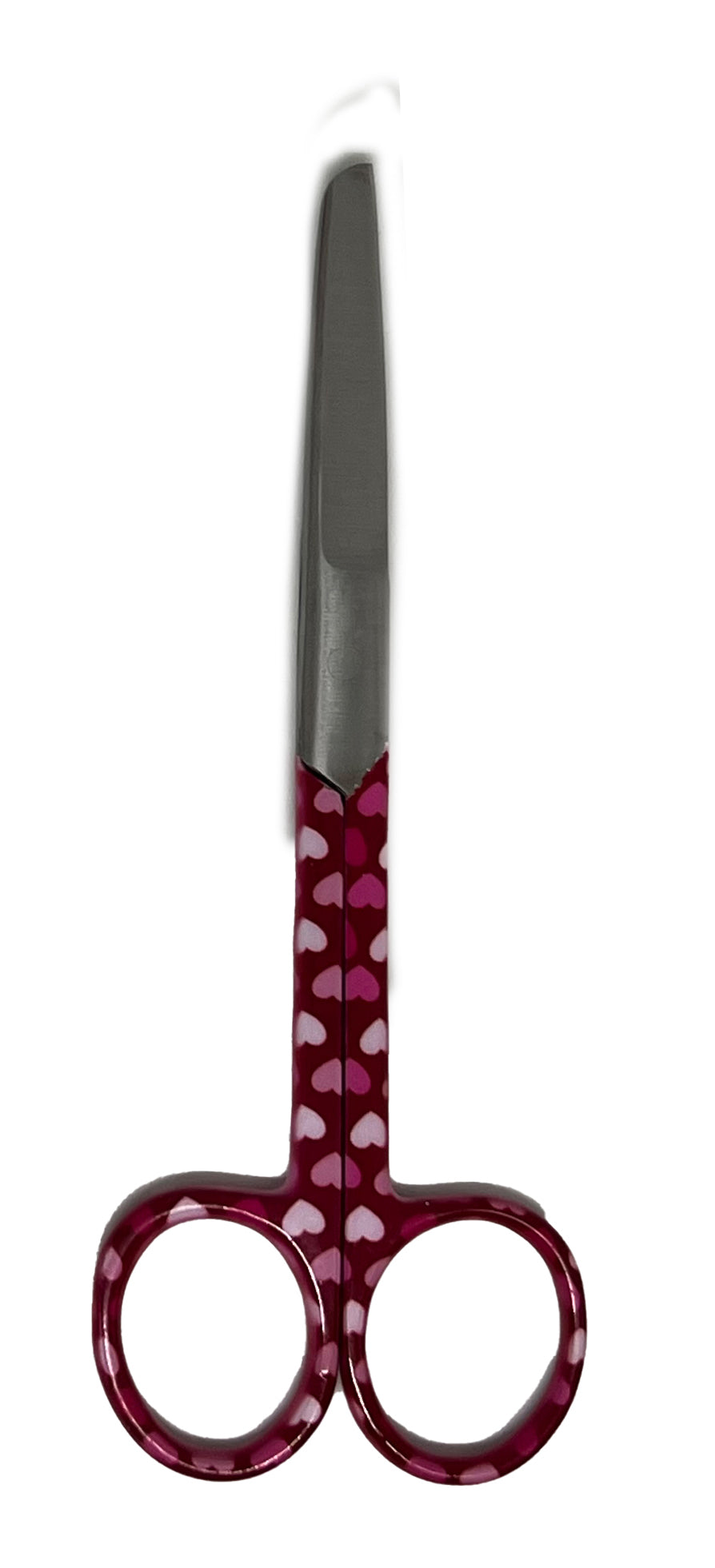 3 delig paarse set scharen met  roze hartjes, verpleegkundige  (+ naam graveren) - Caregear.nl Zorg scharen verpleegkundigen