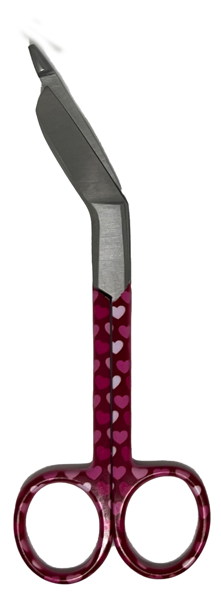 3 delig paarse set scharen met  roze hartjes, verpleegkundige  (+ naam graveren) - Caregear.nl Zorg scharen verpleegkundigen