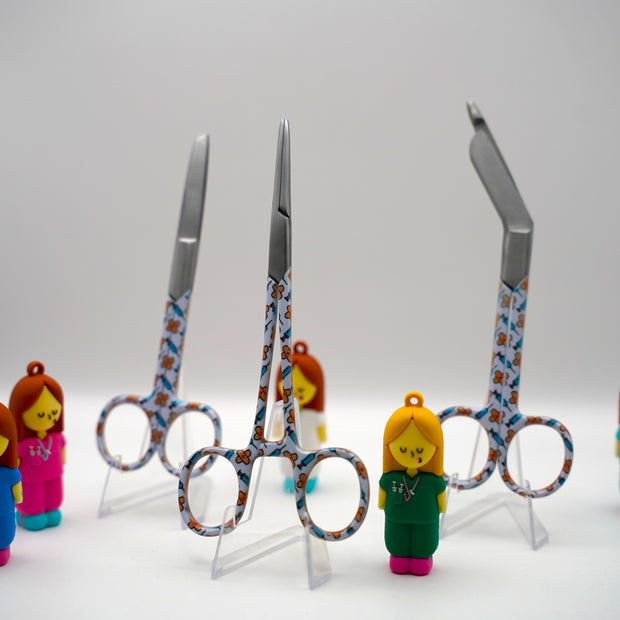 3 delig scharen set verpleegkundige Pleister en spuitjes (naam graveren)