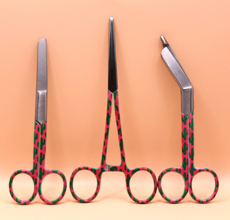 Pink Cactus 3 delig - Caregear.nl Zorg scharen verpleegkundigen