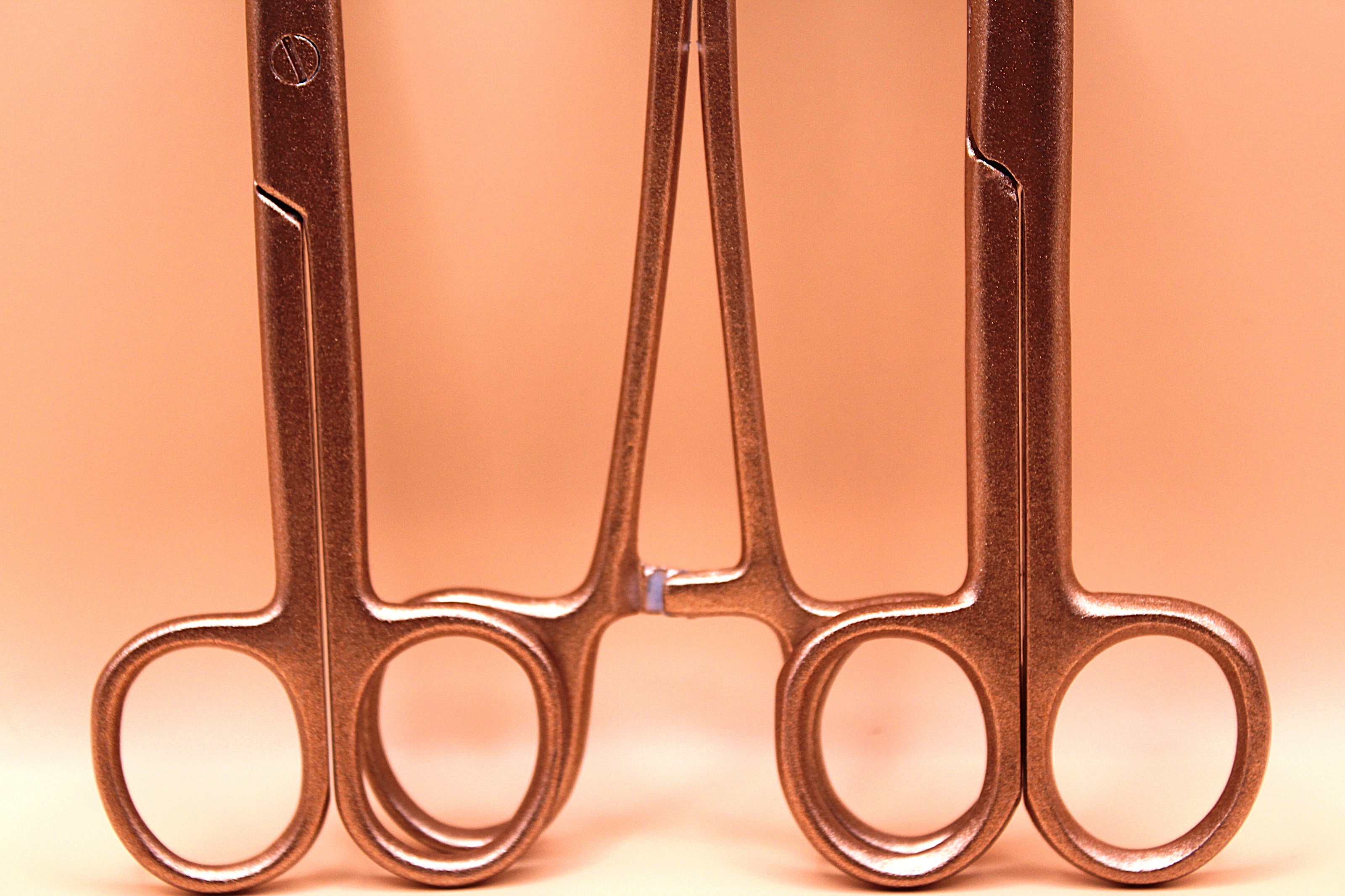 Aurora Metallic koperrosé look 3 delig - Caregear.nl Zorg scharen verpleegkundigen