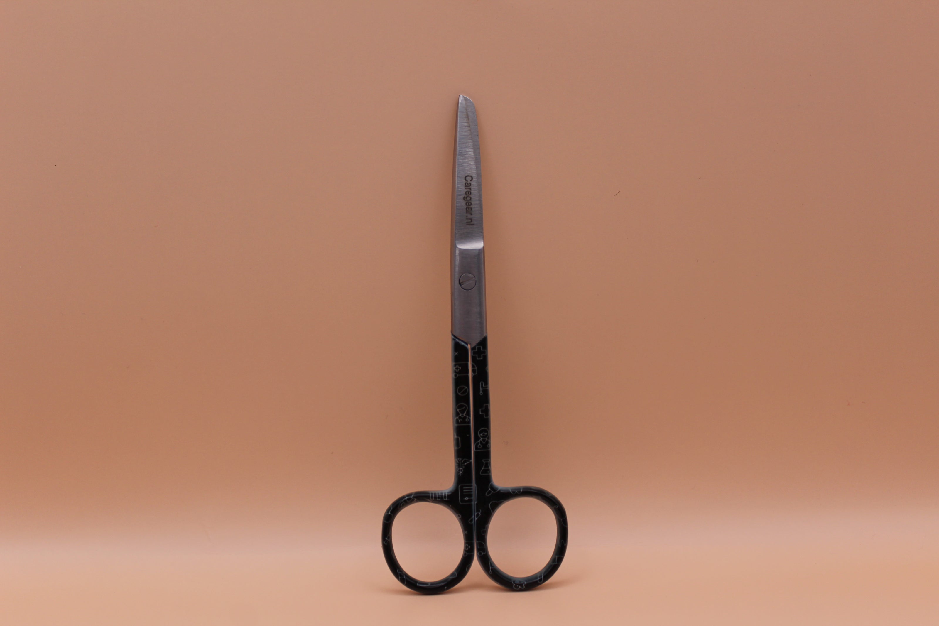 3 Delig set + gratis naam gravering Medische Icons zwart wit - Caregear.nl Zorg scharen verpleegkundigen