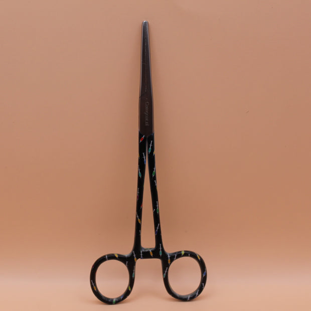 3 Delig set + gratis naam gravering Black Spuitjes - Caregear.nl Zorg scharen verpleegkundigen