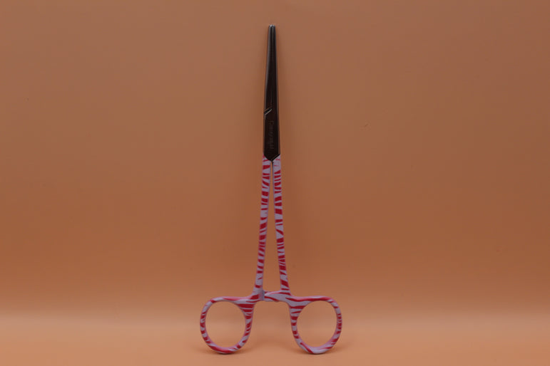 3 Delig set + gratis naam gravering Zebra roze - Caregear.nl Zorg scharen verpleegkundigen