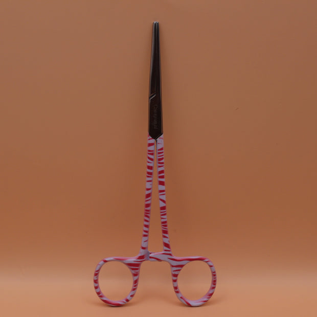 3 Delig set + gratis naam gravering Zebra roze - Caregear.nl Zorg scharen verpleegkundigen