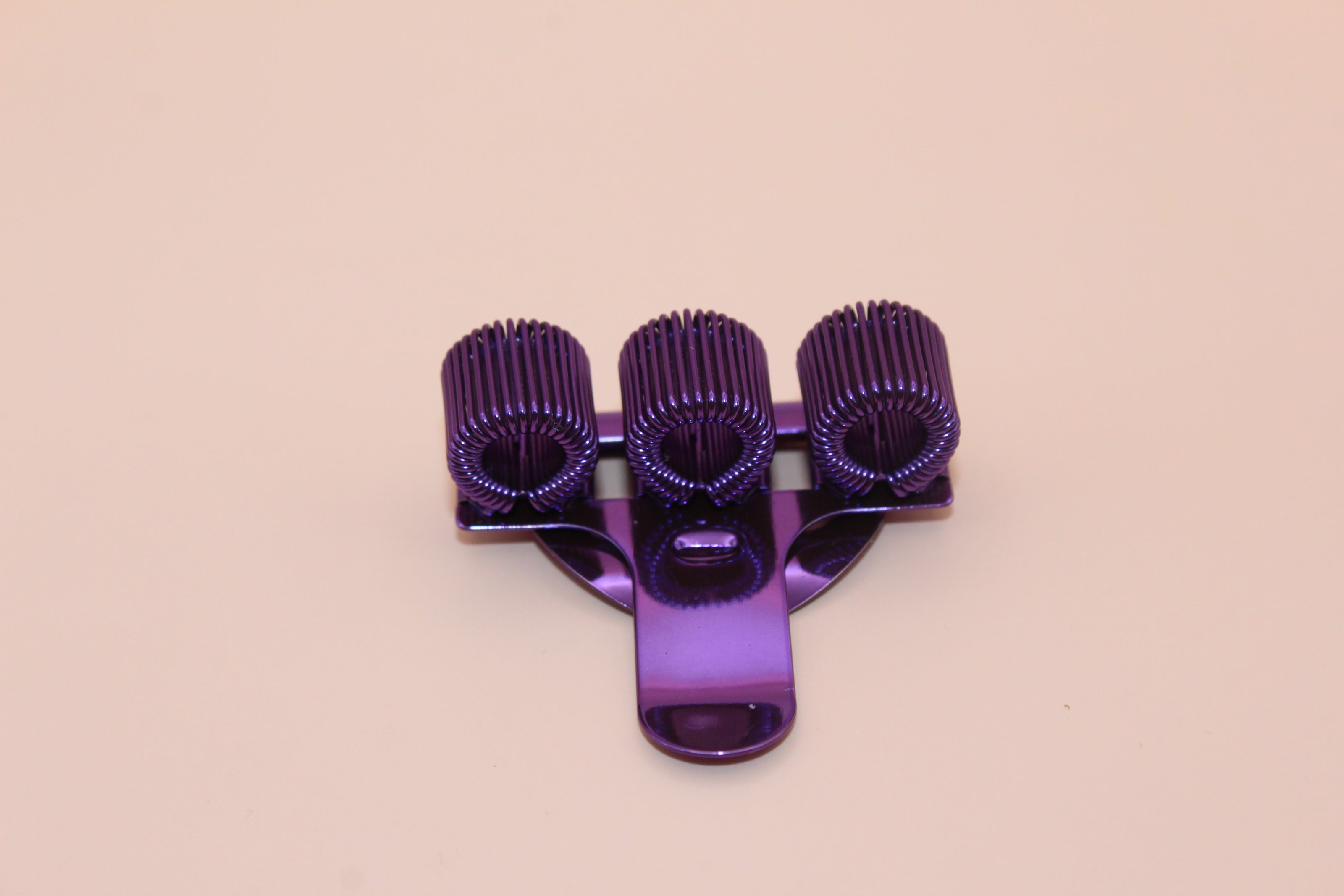 3-vaks Pennenclip – Paars Metallic - Caregear.nl Zorg scharen verpleegkundigen