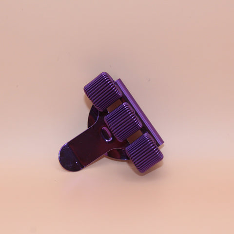 3-vaks Pennenclip – Paars Metallic - Caregear.nl Zorg scharen verpleegkundigen