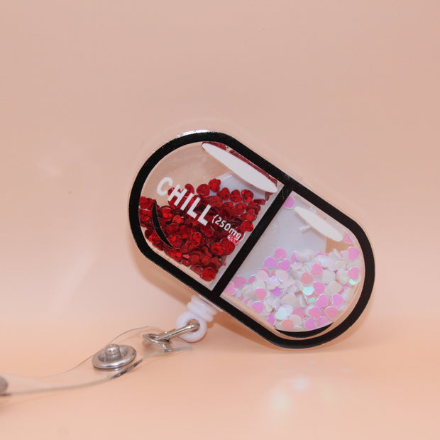 Badgehouder XL Hart + ritme - Caregear.nl Zorg scharen verpleegkundigen