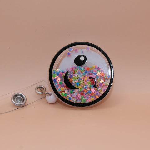 Badgehouder XL Glimlach - Caregear.nl Zorg scharen verpleegkundigen