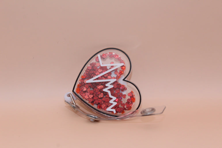 Badgehouder XL Hart cardio - Caregear.nl Zorg scharen verpleegkundigen