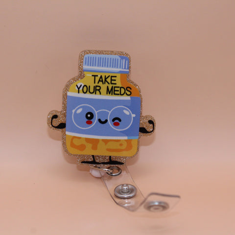 Badgehouder XL Medicijn pot - Caregear.nl Zorg scharen verpleegkundigen