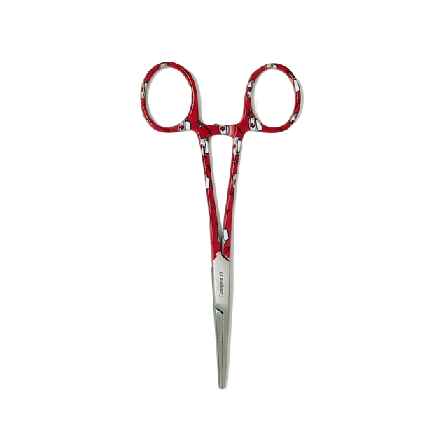 3 delig scharen set verpleegkundige Rood met verpleegkundige hoedjes (naam graveren) - Caregear.nl Zorg scharen verpleegkundigen