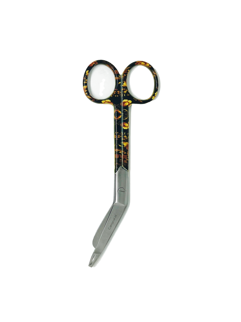 3 delig scharen set verpleegkundige Zwart goud (naam graveren) - Caregear.nl Zorg scharen verpleegkundigen