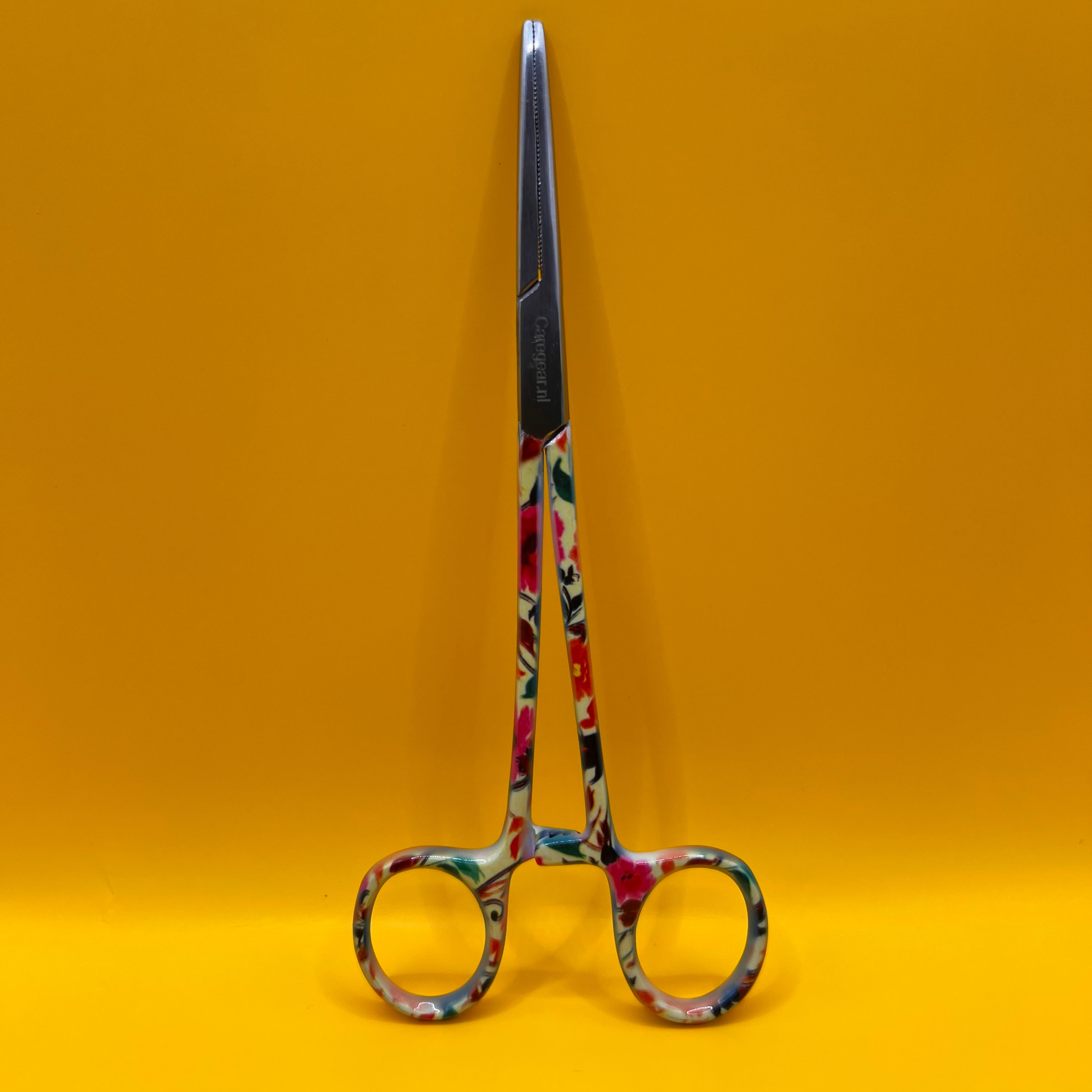 3 Delig set + gratis naam gravering Tropical Flowers - Caregear.nl Zorg scharen verpleegkundigen