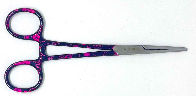 3 delig zorg scharen set verpleegkundige bloemen/zwart - Caregear.nl Zorg scharen verpleegkundigen