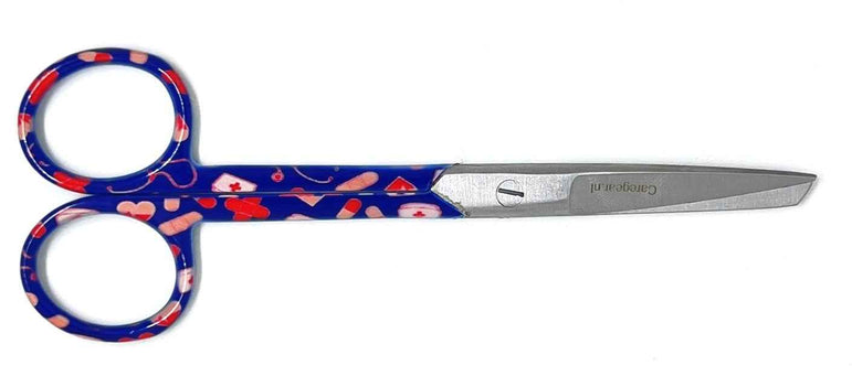 3 delig scharen set verpleegkundige VPK blauw - Caregear.nl Zorg scharen verpleegkundigen