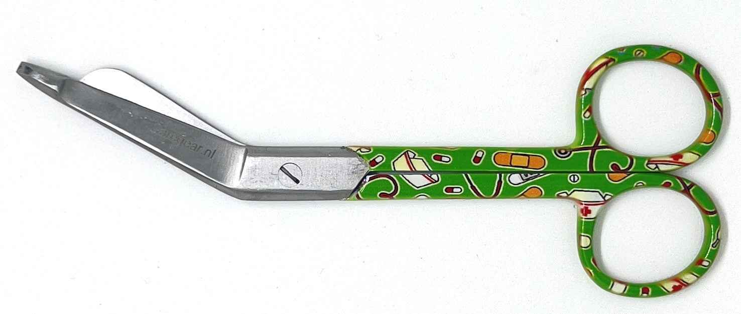 3 delig scharen set verpleegkundige VPK groen - Caregear.nl Zorg scharen verpleegkundigen